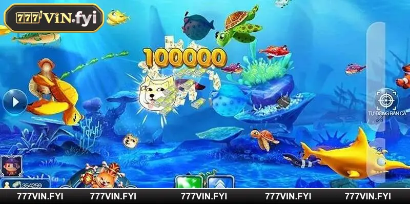 Khám phá sảnh bắn cá 777VIN hấp dẫn
