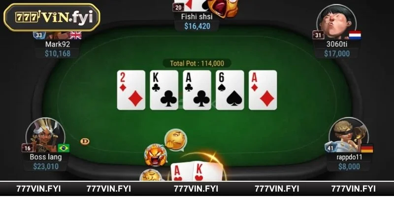 Poker Mậu Binh là trò chơi bài trí tuệ hấp dẫn mang tới cơ hội thắng lớn